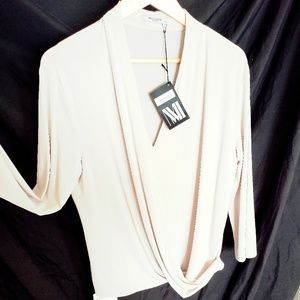 Luxury Cream Blouse NWT (MM Lafleur Deneuve 3, XL)